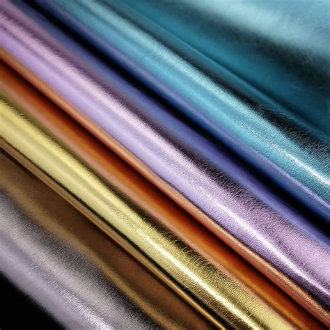 metallic leather fabric